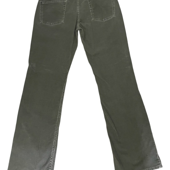 Women’s Old Navy Blue Jeans Corduroy Green Straight Leg Sz 10 Tall 32”w X 31”l - Picture 2 of 5